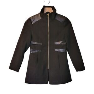 Tailored by Rothschild Girls Black Dress Coat Elegant Winter‎ Size 8